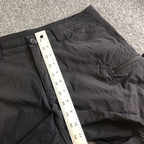 Eddie Bauer First Ascent Shorts Womens 10 Black Hiking Stretch Lightweight - Picture 6 of 10